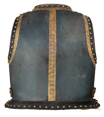 Lot 54 - A RARE AND UNUSUALLY COMPLETE LIGHT CAVALRY OFFICER’S CUIRASS IN EXCEPTIONAL CONDITION