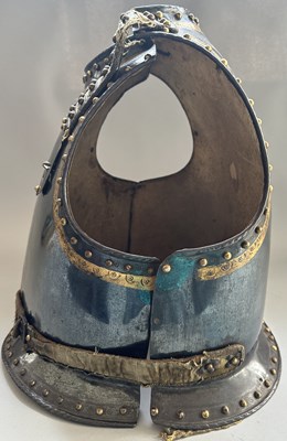 Lot 54 - A RARE AND UNUSUALLY COMPLETE LIGHT CAVALRY OFFICER’S CUIRASS IN EXCEPTIONAL CONDITION