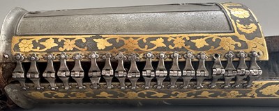 Lot 38 - A VERY FINE PERSIAN BAZU BAND, 18TH/19TH CENTURY
