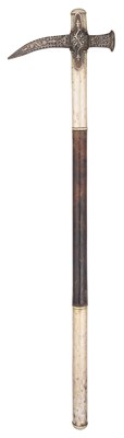 Lot 23 - AN EAST EUROPEAN WAR-HAMMER (BOUCH) OF OTTOMAN INFLUENCE, HUNGARIAN, POLISH OR BALKAN 18TH CENTURY