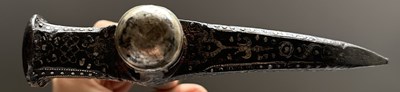 Lot 23 - AN EAST EUROPEAN WAR-HAMMER (BOUCH) OF OTTOMAN INFLUENCE, HUNGARIAN, POLISH OR BALKAN 18TH CENTURY