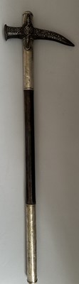 Lot 23 - AN EAST EUROPEAN WAR-HAMMER (BOUCH) OF OTTOMAN INFLUENCE, HUNGARIAN, POLISH OR BALKAN 18TH CENTURY