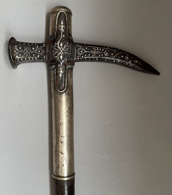 Lot 23 - AN EAST EUROPEAN WAR-HAMMER (BOUCH) OF OTTOMAN INFLUENCE, HUNGARIAN, POLISH OR BALKAN 18TH CENTURY