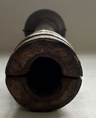 Lot 12 - A VERY RARE CASED INDIAN ALL-METAL MACE, 18TH/19TH CENTURY, SOUTH INDIA, POSSIBLY MYSORE OR TANJORE
