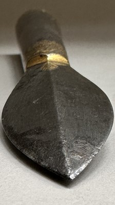 Lot 11 - A FINE INDIAN LANCE HEAD, 19TH CENTURY