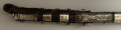 Lot 32 - A CAUCASIAN SILVER-MOUNTED RIDING CROP, 19TH CENTURY