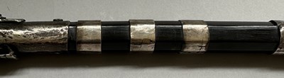 Lot 32 - A CAUCASIAN SILVER-MOUNTED RIDING CROP, 19TH CENTURY