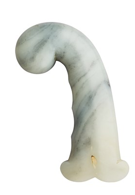 Lot 10 - AN INDIAN KHANJAR HILT, 18TH CENTURY