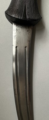 Lot 19 - AN OTTOMAN EBONY-HILTED DAGGER, PROBABLY TURKEY, 18TH CENTURY