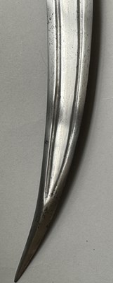 Lot 19 - AN OTTOMAN EBONY-HILTED DAGGER, PROBABLY TURKEY, 18TH CENTURY