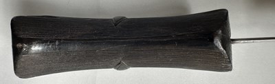 Lot 19 - AN OTTOMAN EBONY-HILTED DAGGER, PROBABLY TURKEY, 18TH CENTURY