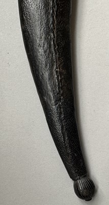 Lot 19 - AN OTTOMAN EBONY-HILTED DAGGER, PROBABLY TURKEY, 18TH CENTURY