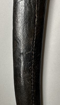 Lot 19 - AN OTTOMAN EBONY-HILTED DAGGER, PROBABLY TURKEY, 18TH CENTURY