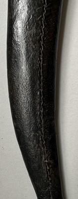 Lot 19 - AN OTTOMAN EBONY-HILTED DAGGER, PROBABLY TURKEY, 18TH CENTURY