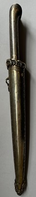 Lot 28 - AN OTTOMAN SILVER-GILT TRAVELLING CUTLERY SET OR TROUSSE, 19TH CENTURY, ALMOST CERTAINLY TURKEY