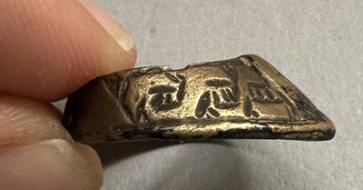Lot 36 - THREE SMALL OTTOMAN ARCHER’S RINGS, 15TH/17TH CENTURY
