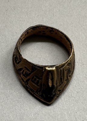 Lot 36 - THREE SMALL OTTOMAN ARCHER’S RINGS, 15TH/17TH CENTURY