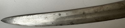 Lot 5 - AN INDIAN TULWAR WITH BLADE SLOTTED FOR THE TEARS OF ALLAH, 19TH CENTURY