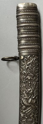 Lot 17 - A FINE FRENCH SILVER-MOUNTED SABRE IN THE OTTOMAN BALKAN MANNER BY MANCEAUX A PARIS