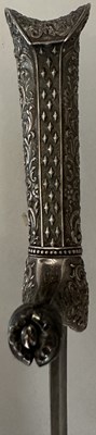 Lot 17 - A FINE FRENCH SILVER-MOUNTED SABRE IN THE OTTOMAN BALKAN MANNER BY MANCEAUX A PARIS