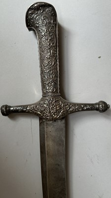 Lot 17 - A FINE FRENCH SILVER-MOUNTED SABRE IN THE OTTOMAN BALKAN MANNER BY MANCEAUX A PARIS