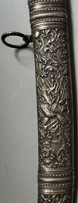 Lot 17 - A FINE FRENCH SILVER-MOUNTED SABRE IN THE OTTOMAN BALKAN MANNER BY MANCEAUX A PARIS