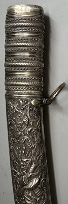 Lot 17 - A FINE FRENCH SILVER-MOUNTED SABRE IN THE OTTOMAN BALKAN MANNER BY MANCEAUX A PARIS