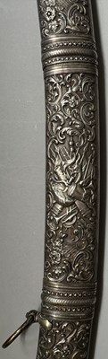 Lot 17 - A FINE FRENCH SILVER-MOUNTED SABRE IN THE OTTOMAN BALKAN MANNER BY MANCEAUX A PARIS