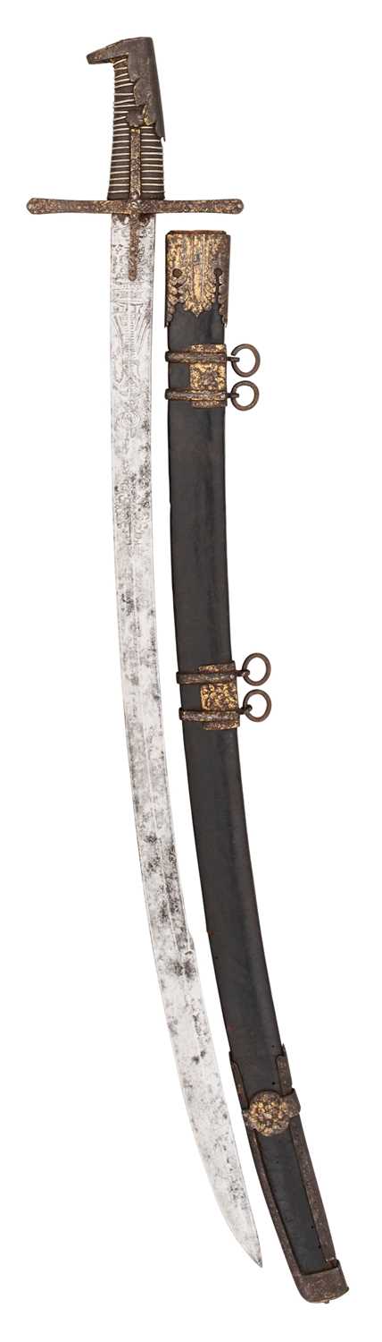 Lot 49 - A VERY RARE EAST EUROPEAN KARABELLA DATED 1655, HUNGARIAN OR POLISH