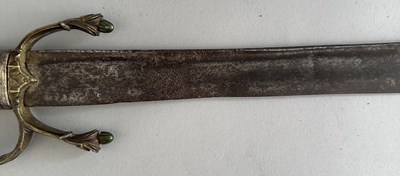 Lot 16 - A RARE ALGERIAN (OTTOMAN PERIOD) SABRE OF NIMCHA FORM, ORAN, LATE 17TH/EARLY 18TH CENTURY