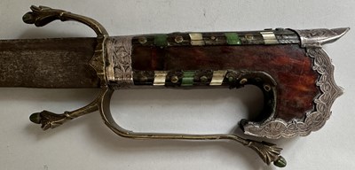 Lot 16 - A RARE ALGERIAN (OTTOMAN PERIOD) SABRE OF NIMCHA FORM, ORAN, LATE 17TH/EARLY 18TH CENTURY
