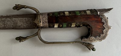 Lot 16 - A RARE ALGERIAN (OTTOMAN PERIOD) SABRE OF NIMCHA FORM, ORAN, LATE 17TH/EARLY 18TH CENTURY