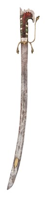 Lot 16 - A RARE ALGERIAN (OTTOMAN PERIOD) SABRE OF NIMCHA FORM, ORAN, LATE 17TH/EARLY 18TH CENTURY