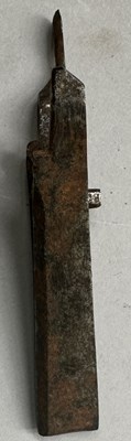 Lot 56 - A VERY RARE FRENCH 54 BORE WHEEL-LOCK LONG HOLSTER PISTOL, ALSACE OR LORRAINE, EARLY 17TH CENTURY