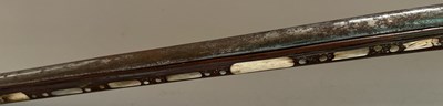 Lot 56 - A VERY RARE FRENCH 54 BORE WHEEL-LOCK LONG HOLSTER PISTOL, ALSACE OR LORRAINE, EARLY 17TH CENTURY