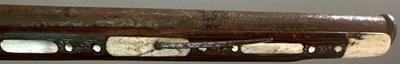 Lot 56 - A VERY RARE FRENCH 54 BORE WHEEL-LOCK LONG HOLSTER PISTOL, ALSACE OR LORRAINE, EARLY 17TH CENTURY