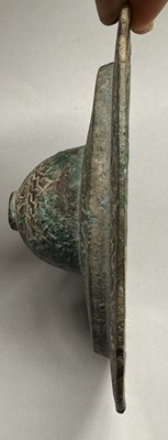 Lot 42 - A RARE PERSIAN BUCKLER, SHIELD BOSS OR DOOR FITTING, PROBABLY LATE 13TH/EARLY 14TH CENTURY