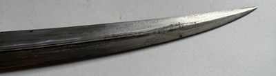 Lot 21 - A LARGE OTTOMAN JAMBIYA WITH WALRUS-IVORY HILT, TURKEY, LATE 18TH/EARLY 19TH CENTURY