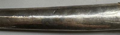 Lot 21 - A LARGE OTTOMAN JAMBIYA WITH WALRUS-IVORY HILT, TURKEY, LATE 18TH/EARLY 19TH CENTURY