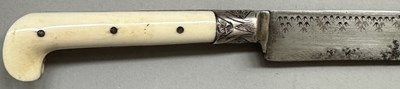 Lot 29 - AN OTTOMAN SILVER-MOUNTED TRAVELLING CUTLERY SET OR TROUSSE, 19TH CENTURY, BALKAN OR TURKEY