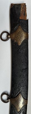 Lot 6 - A HEAVY INDIAN SABRE BLADE FROM THE TALPUR ARMOURY, THE BLADE 18TH CENTURY; THE HILT 19TH CENTURY