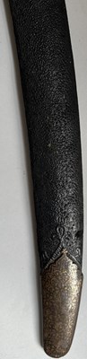 Lot 6 - A HEAVY INDIAN SABRE BLADE FROM THE TALPUR ARMOURY, THE BLADE 18TH CENTURY; THE HILT 19TH CENTURY
