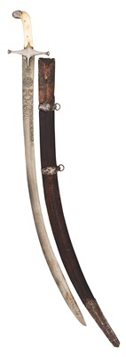 Lot 14 - A PERSIAN SHAMSHIR, LATE 18TH/19TH CENTURY
