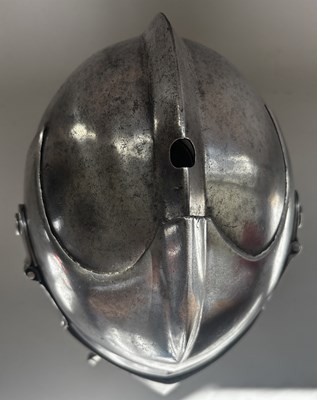 Lot 53 - AN EXTREMELY RARE ITALIAN ARMET FROM THE MISSAGLIA WORKSHOP, MILAN, MID-LATE 15TH CENTURY