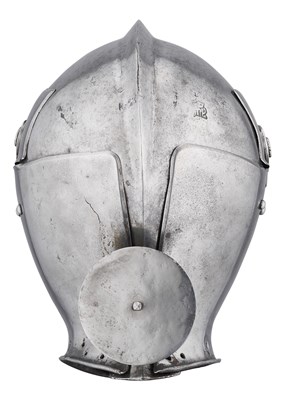 Lot 53 - AN EXTREMELY RARE ITALIAN ARMET FROM THE MISSAGLIA WORKSHOP, MILAN, MID-LATE 15TH CENTURY