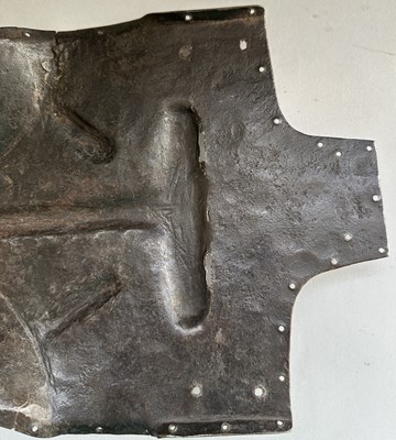 Lot 44 - AN OTTOMAN SHAFFRON, POSSIBLY TURKEY, 16TH/EARLY 17TH CENTURY