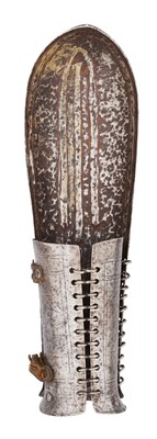 Lot 37 - AN OTTOMAN BAZU BAND, TURKEY, 17TH CENTURY OR PERHAPS EARLIER