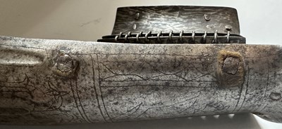 Lot 37 - AN OTTOMAN BAZU BAND, TURKEY, 17TH CENTURY OR PERHAPS EARLIER