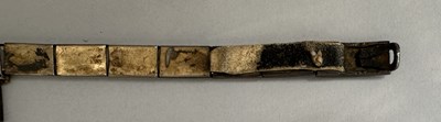 Lot 30 - A CAUCASIAN SILVER-GILT AND NIELLOED WAISTBELT AND SUSPENSION STRAPS, UNMARKED, LATE 19TH CENTURY
