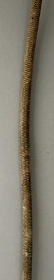 Lot 31 - A CAUCASIAN RIDING CROP WITH NIELLOED SILVER MOUNTS, DATED 1360 AH CORRESPONDING TO 1941 AD